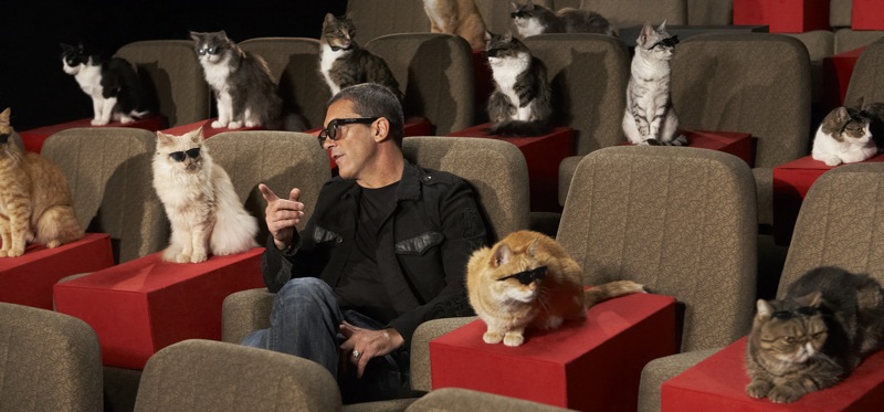 Antonio Banderas alla proiezione felina de Il Gatto con gli Stivali