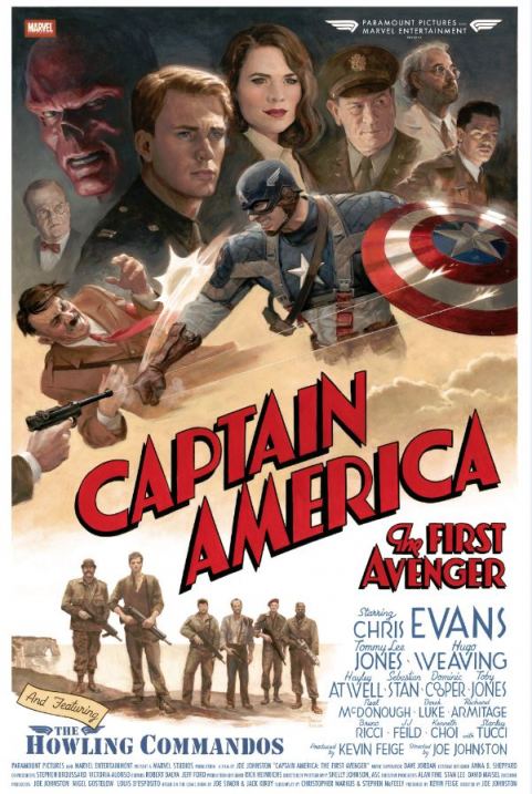 Locandina a tiratura limitata di: Captain America: Il Primo Vendicatore