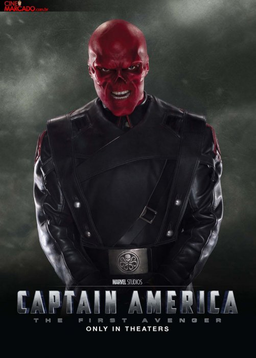 Teschio Rosso - Captain America Poster