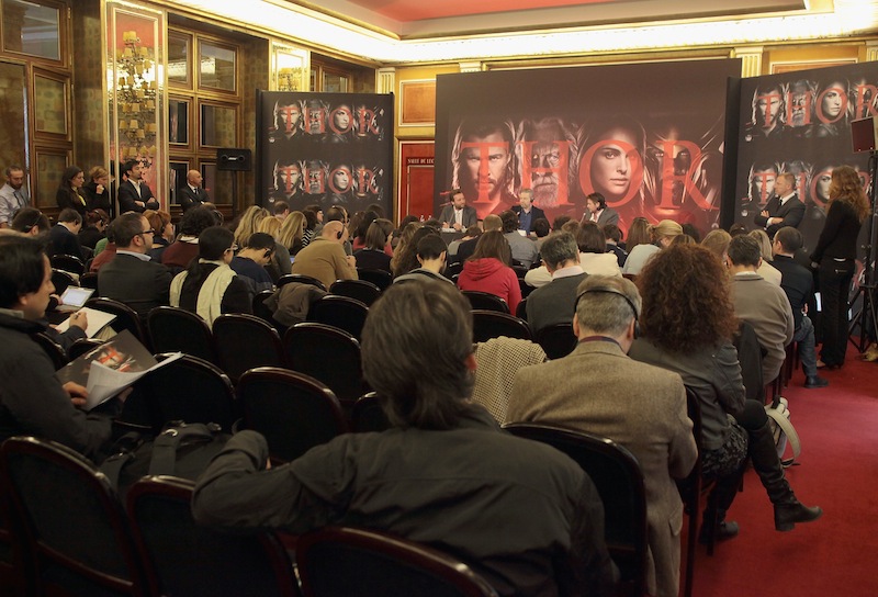 Conferenza stampa di presentazione di Thor a Roma - 15 Aprile 2011