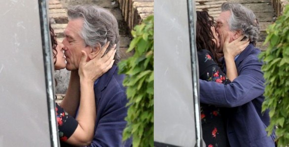 Il bacio tra De Niro e la Bellucci sul set di Manuale d'Amore 3