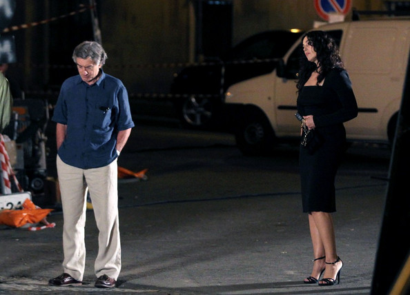 Robert De Niro e Monica Bellucci sul set di Manuale d'amore 3