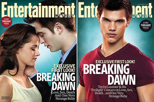 Copertina di EW dedicata a The Twilight Saga - Breaking Dawn