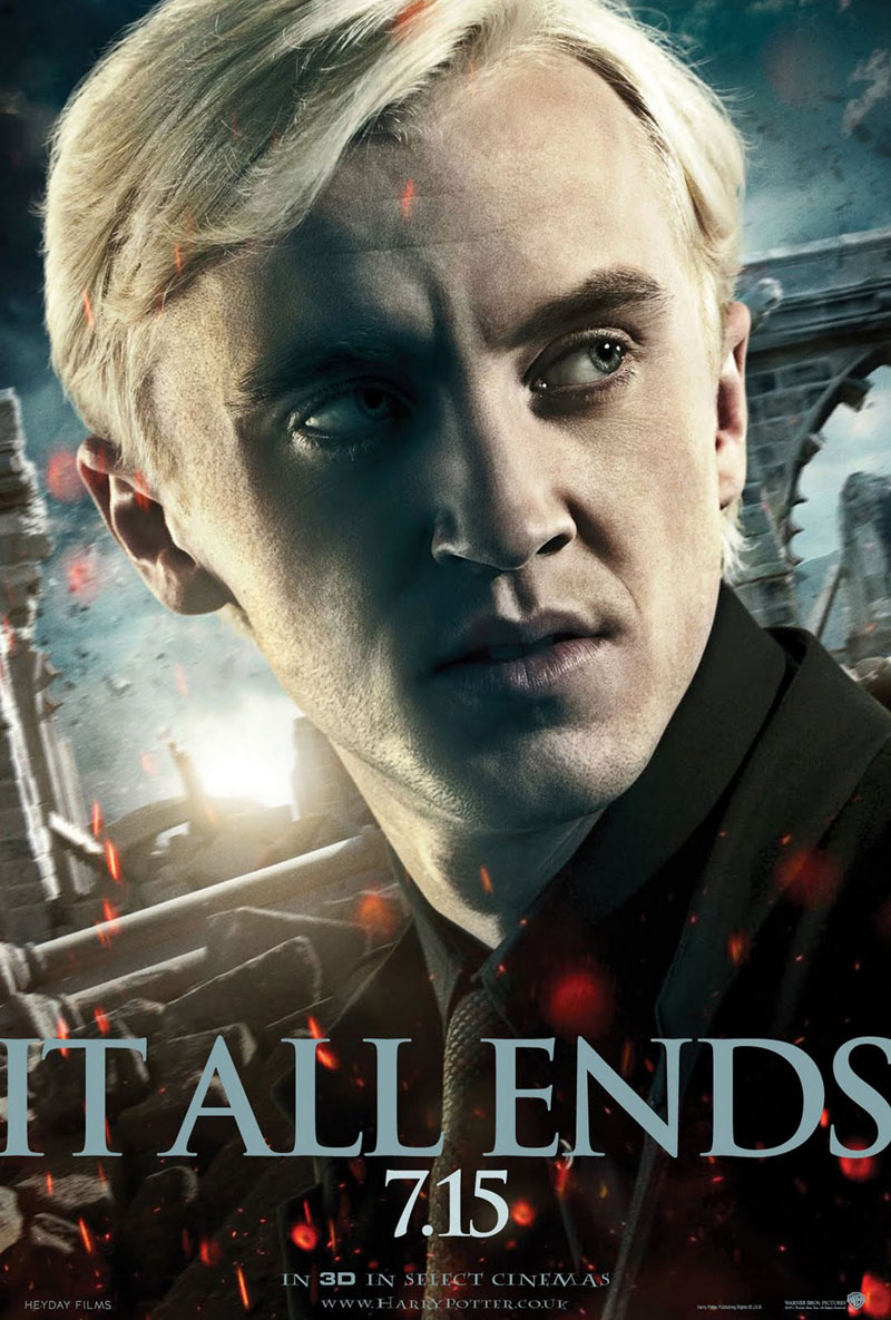 Harry Potter e i Doni della Morte - parte 2 il character poster di Draco Malfoy