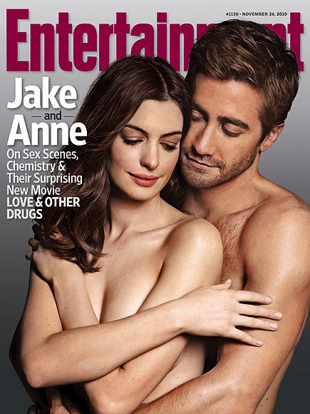 Anne Hathaway e Jake Gyllenhaal nudi su Entertainment Weekly