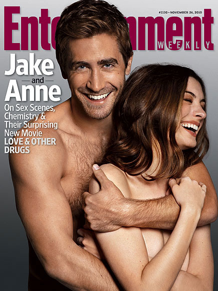 Anne Hathaway e Jake Gyllenhaal nudi su Entertainment Weekly