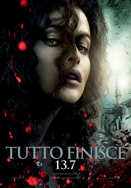 Bellatrix: Character Poster italiano di Harry Potter e i Doni della Morte parte 2