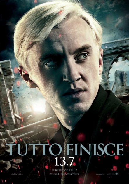 Draco: Character Poster italiano di Harry Potter e i Doni della Morte parte 2