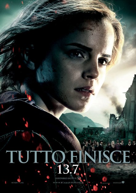 Hermione: Character Poster italiano di Harry Potter e i Doni della Morte parte 2