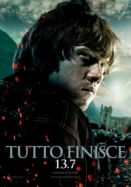 Ron: Character Poster italiano di Harry Potter e i Doni della Morte parte 2