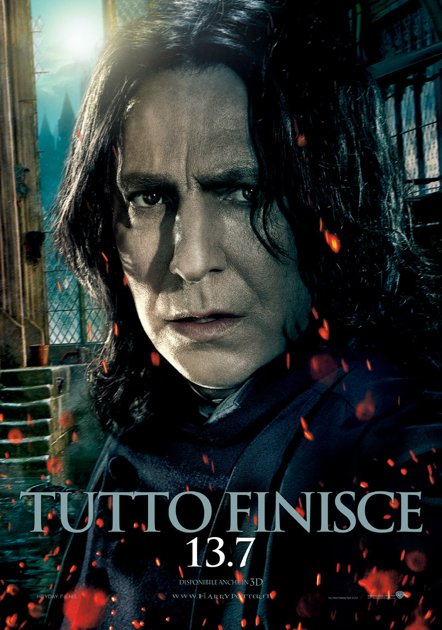 Snape: Character Poster italiano di Harry Potter e i Doni della Morte parte 2