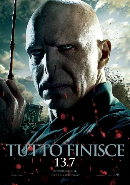 Voldemort: Character Poster italiano di Harry Potter e i Doni della Morte parte 2