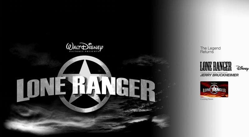 Bruckheimer annuncia il film di Lone Ranger sul suo sito