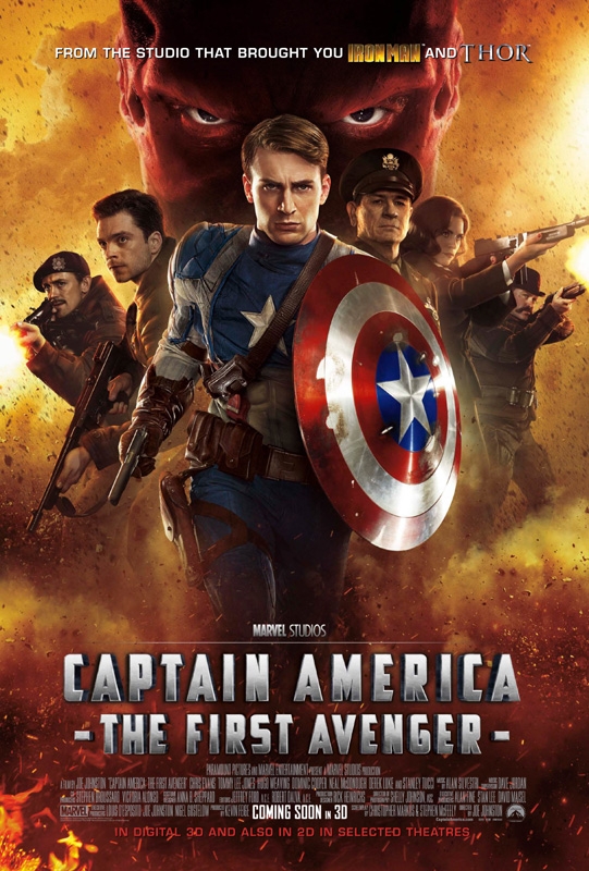 Locandina internazionale di: Captain America: il Primo Vendicatore