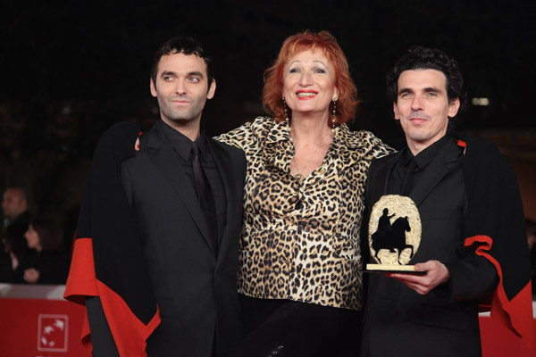 Virgile Bramly, Zazie de Paris e Olias Barco sul Red Carpet della Premiazione di Roma 2010