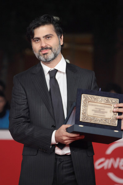 Hossein Keshavarz sul Red Carpet della Premiazione di Roma 2010