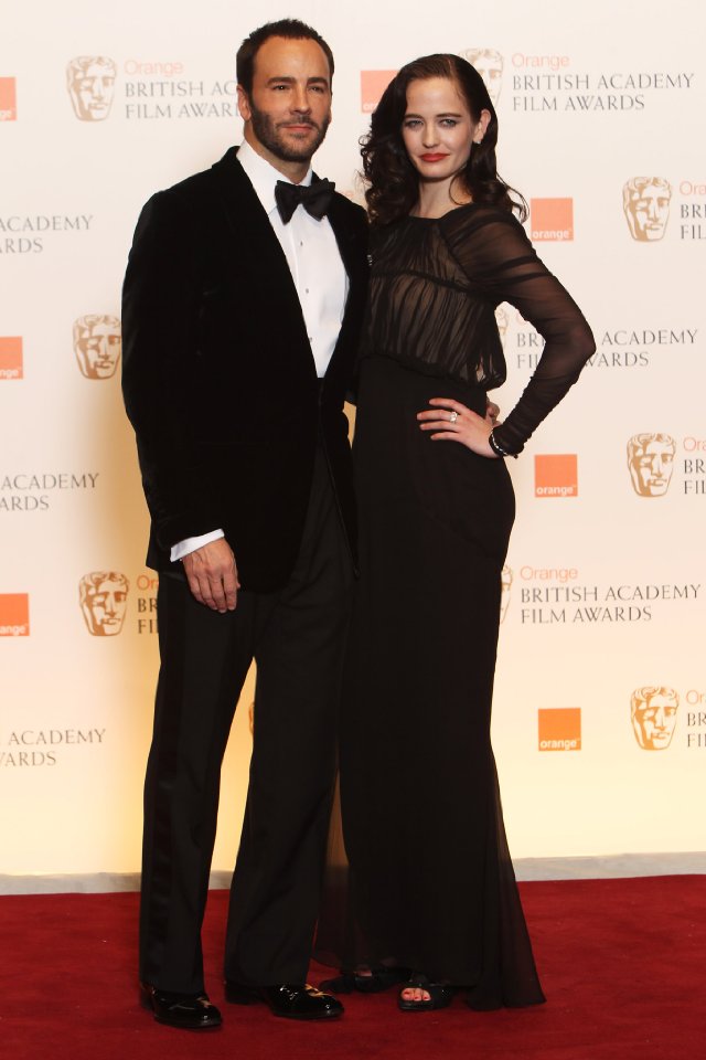 Tom Ford e Eva Green alla cerimonia di premiazione dei BAFTA Awards