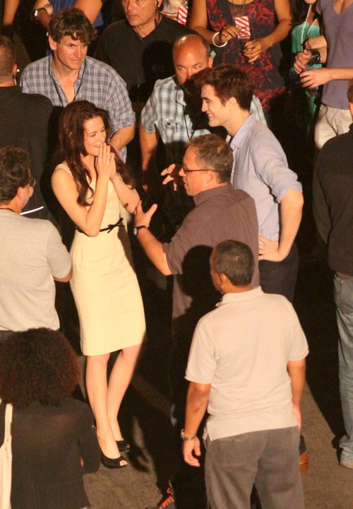 Kristen Stewart e Robert Pattinson sul set in Brasile - novembre 2010