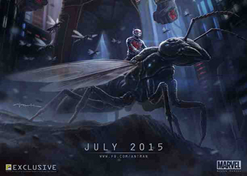 Ant-Man: il nostro eroe e il Calabrone nel nuovo banner