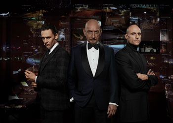 Sir Ben Kingsley, Tom Hiddleston e Mark Strong nella campagna Jaguar 'Good To Be Bad'