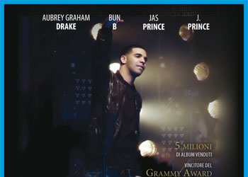 Drake sbarca in Italia ma solo nei Cinema The Space (8-9 aprile)