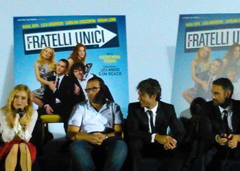 Fratelli unici  Conferenza stampa del film con Raoul Bova e Luca Argentero