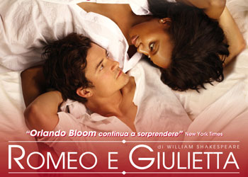 Romeo e Giulietta di W. Shakespeare con Orlando Bloom arriva al cinema, da Broadway, solo il 28, 29 e 30 Luglio