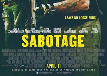 Sabotage, il secondo trailer del film ed il poster