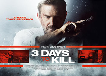 3 Days To Kill, il nuovo poster del film con protagonista Kevin Costner