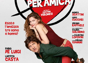 Una Donna per Amica: poster e trailer ufficiale del film con Fabio De Luigi e Laetitia Casta