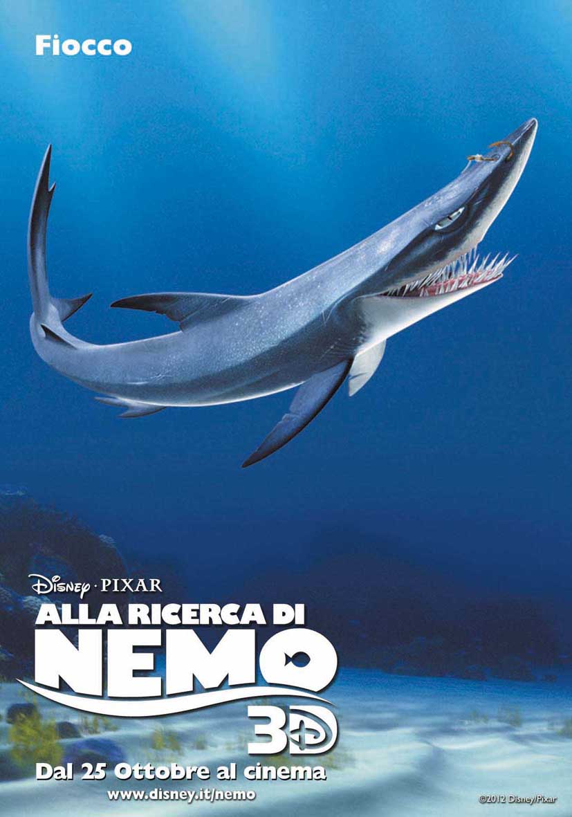 Alla Ricerca di Nemo: character poster di Fiocco