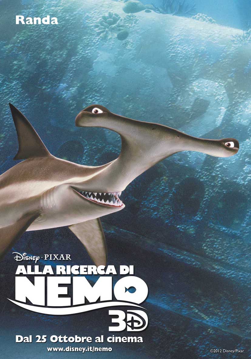 Alla Ricerca di Nemo: character poster di Randa
