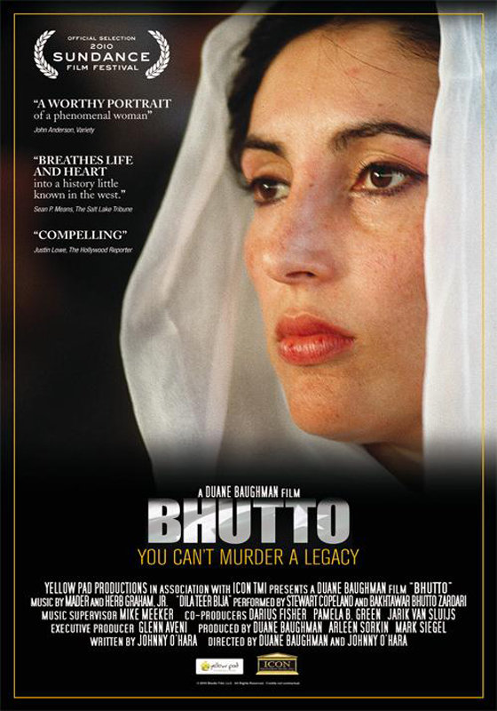 Locandina internazionale di: Bhutto