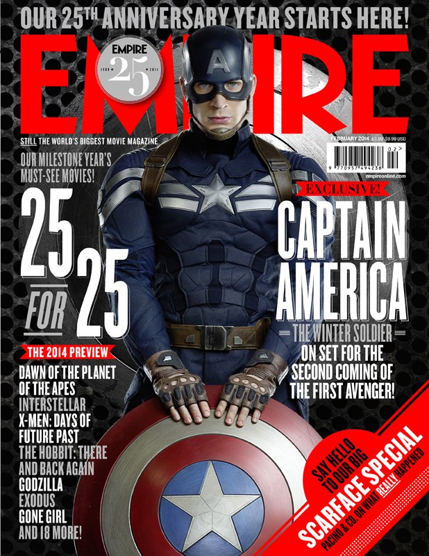 Captain America: the Winter Soldier - copertina Empire
