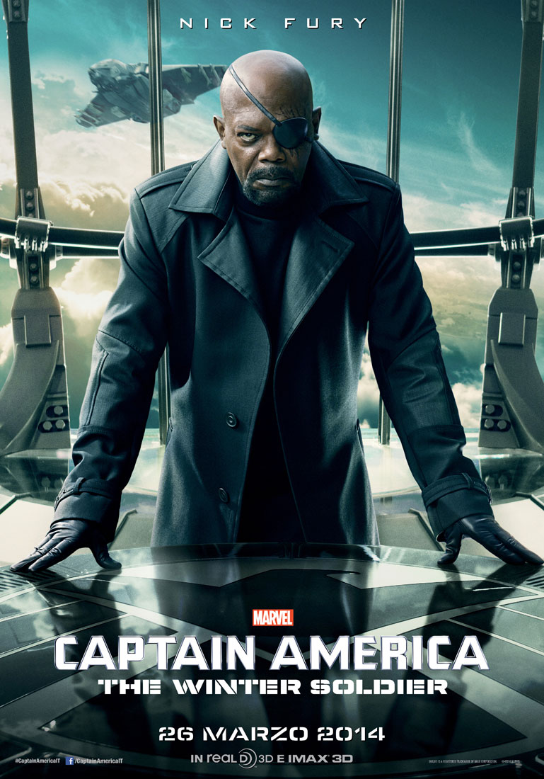 Captain America: The Winter Soldier, il poster di Nick Fury