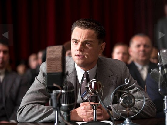 Leonardo DiCaprio sul set di J. Edgar