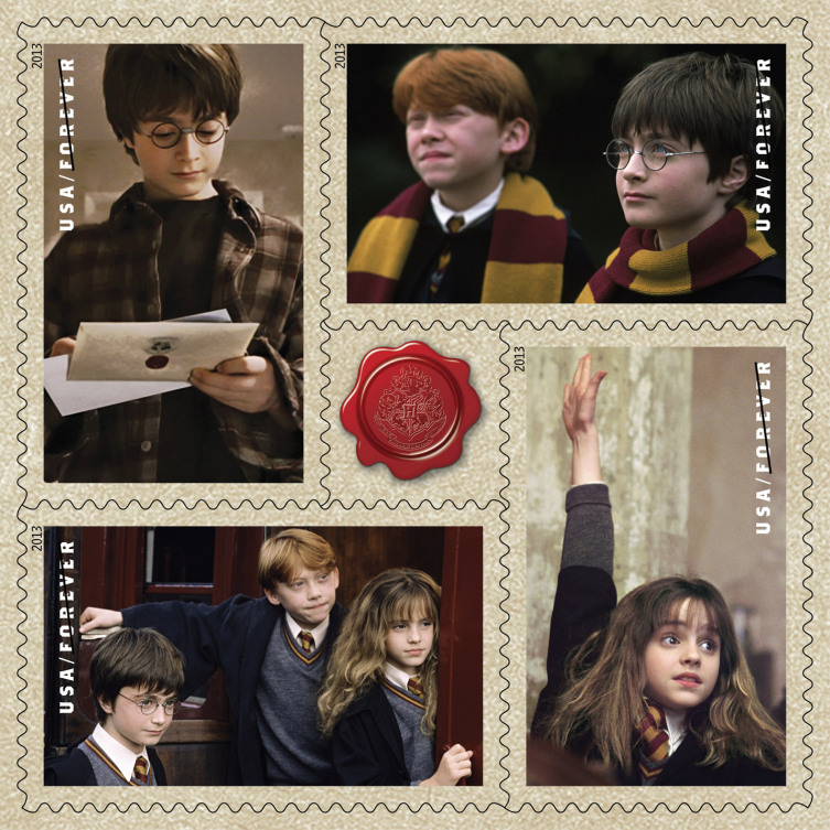 Harry Potter: francobolli dell'USPS