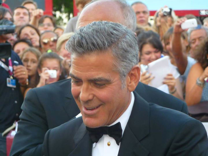 George Clooney sul Red Carpet di Venezia 70