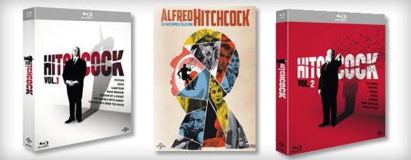Hitchcock boxset Blu-Ray e DVD