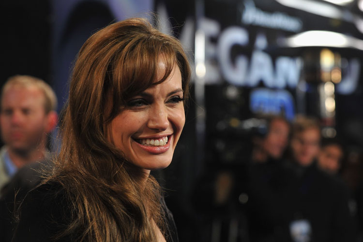 Angelina Jolie alla prima di Megamind a Parigi