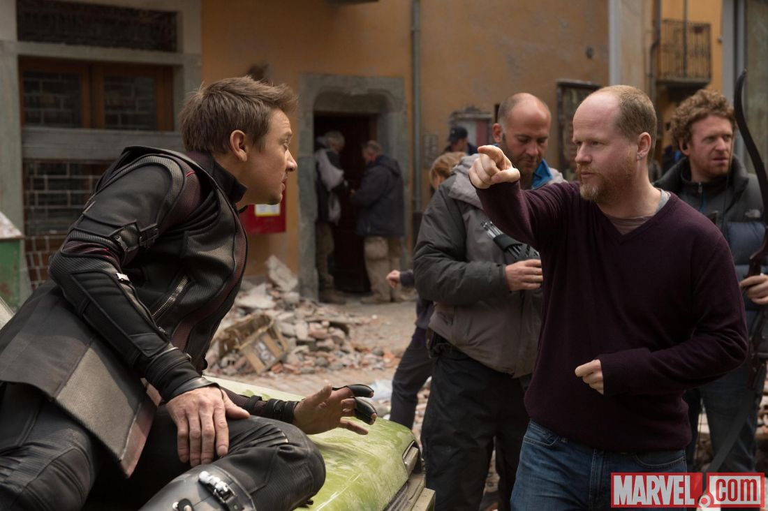 Avengers: Age of Ultron: Joss Whedon e Jeremy Renner