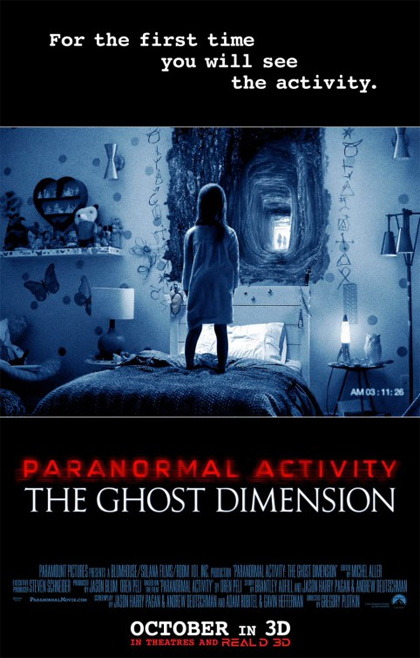 Locandina di Paranormal Activity: The Ghost Dimension