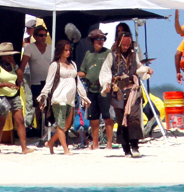 Foto sul set di Pirati dei Caraibi 4 - On Stranger Tides
