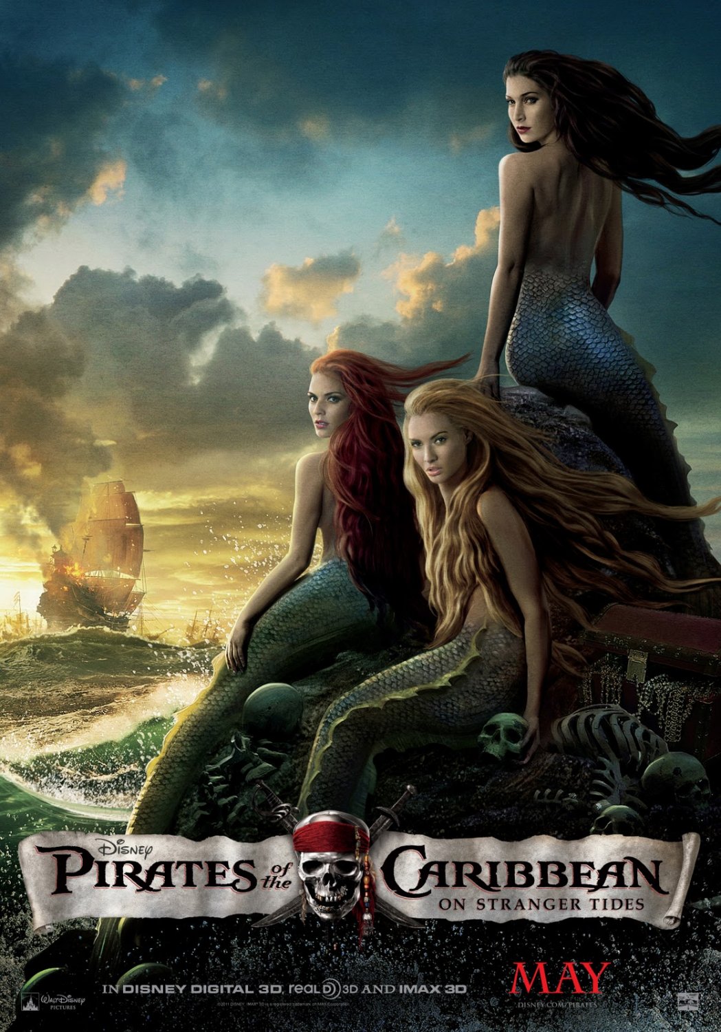 Character Poster di Pirati dei Caraibi: Oltre i Confini del Mare - Le Sirene