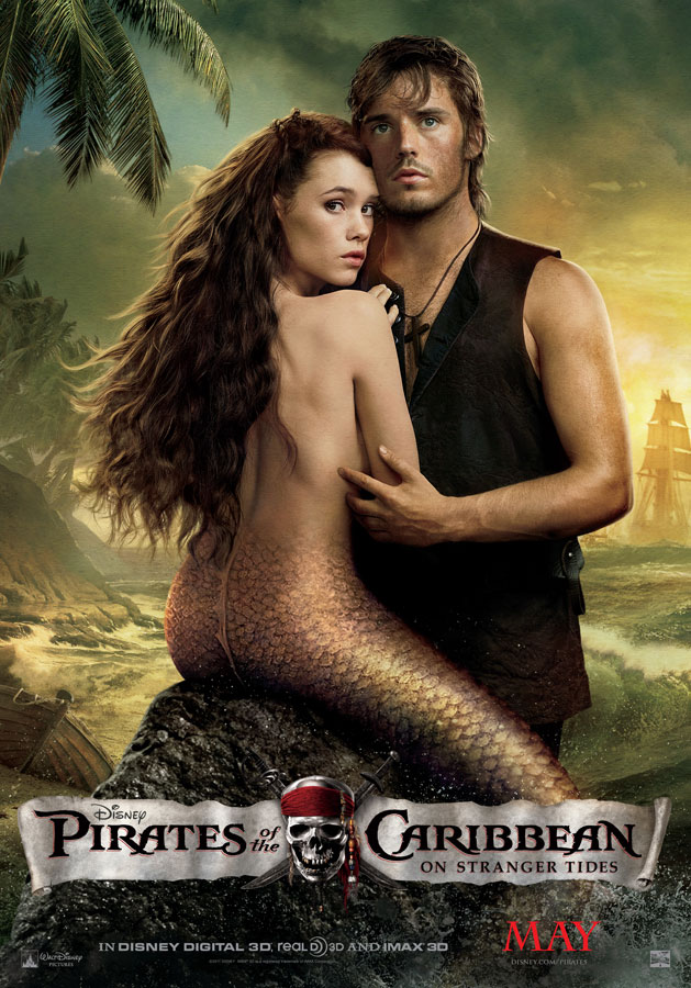 Character Poster di Pirati dei Caraibi: Oltre i Confini del Mare - Syrena e Philip