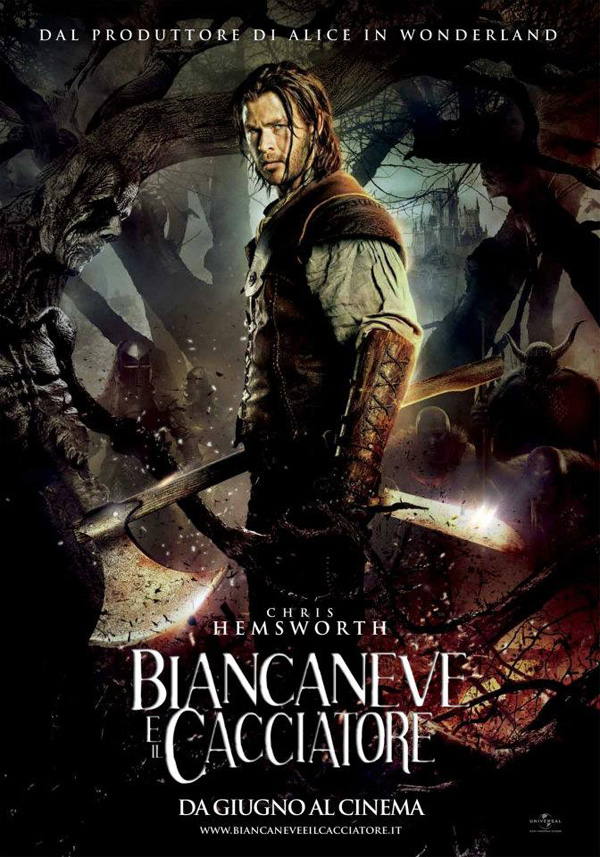 Biancaneve e il Cacciatore: il character poster di Chris Hemsworth