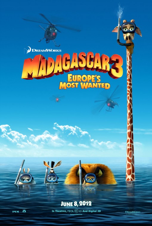 Teaser poster di: Madagascar 3: Ricercati in Europa