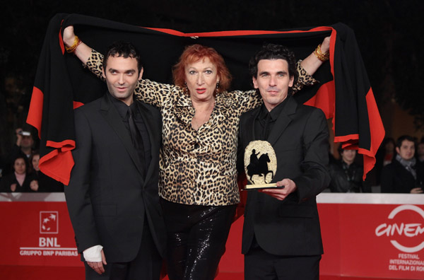 Virgile Bramly, Zazie de Paris e Olias Barco sul Red Carpet della Premiazione di Roma 2010