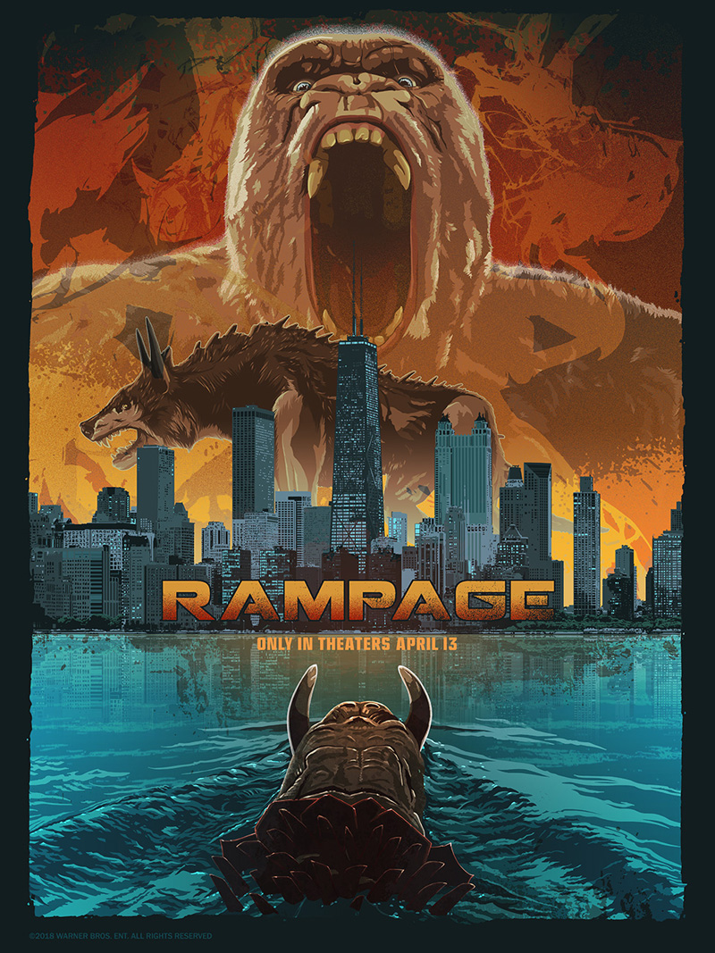 Rampage - Furia Animale: Locandina