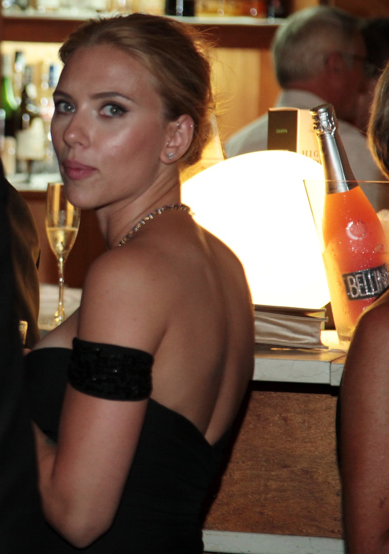 Scarlett Johansson - Venezia 70 - cena al Venice Movie Stars Lounge